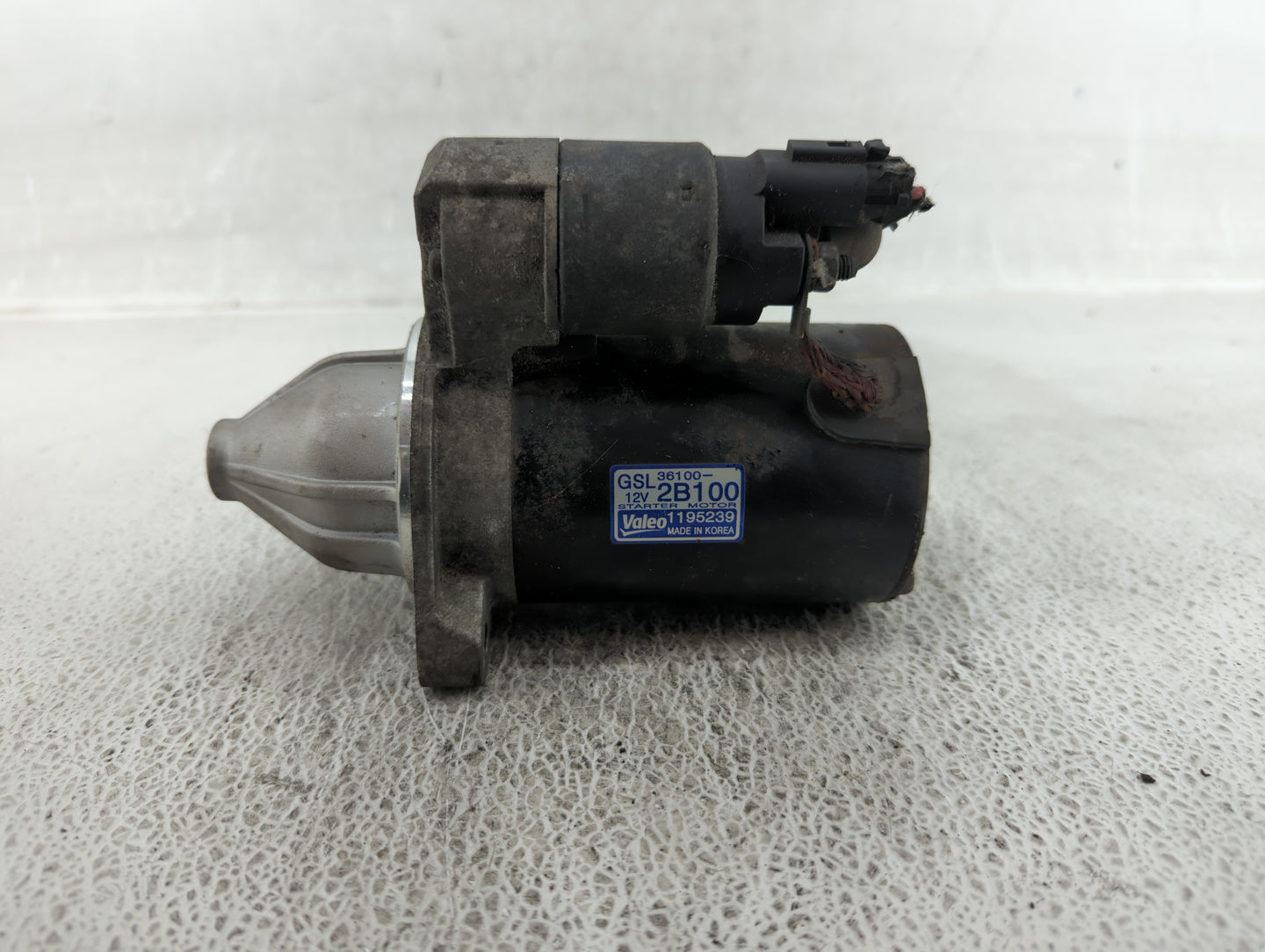 2010-2012 Kia Soul Car Starter Motor Solenoid OEM P/N:1195239 36100-2B100 Fits Fits 2010 2011 2012 OEM Used Auto Parts - Oem