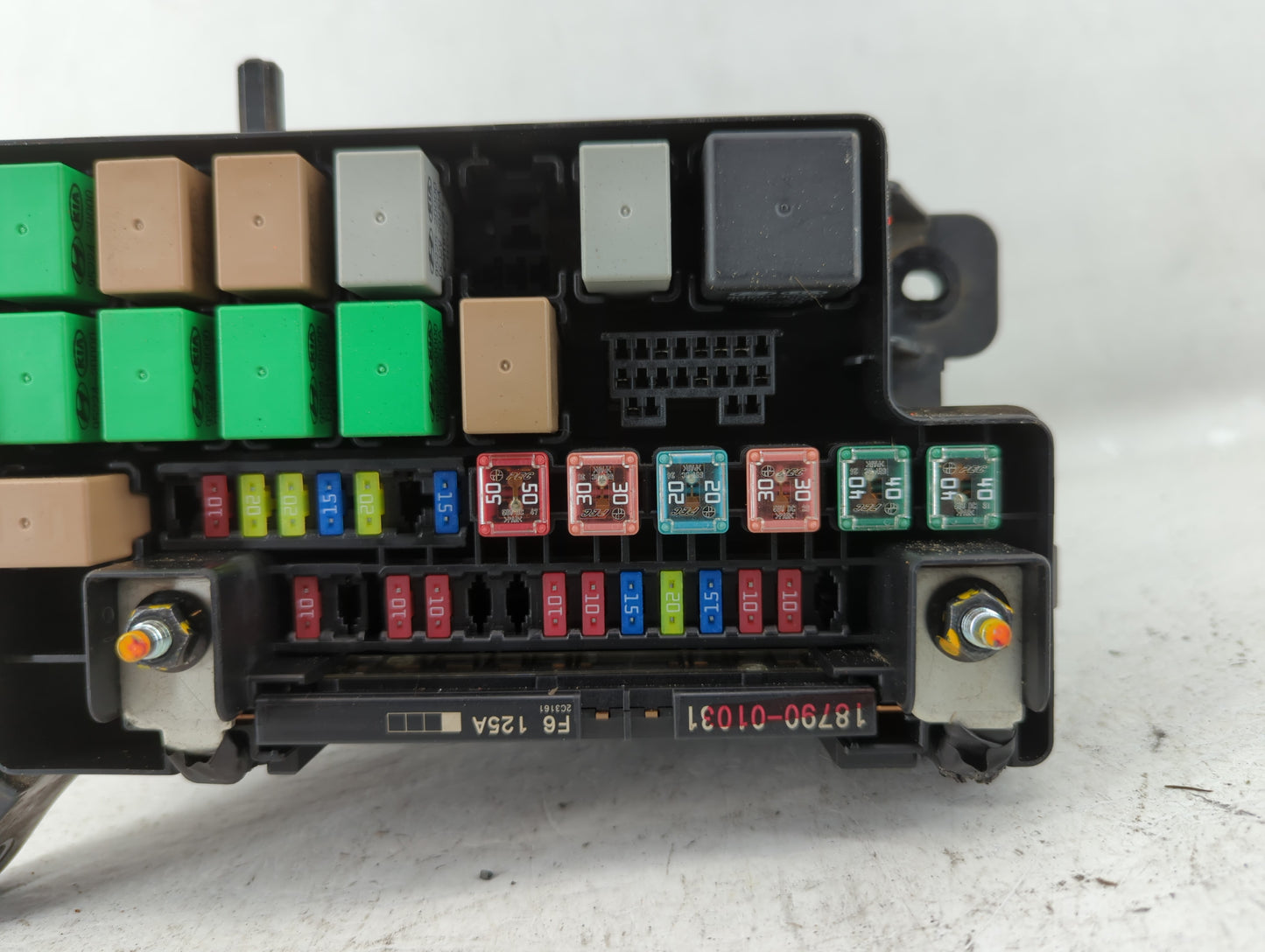 2012-2013 Kia Soul Fusebox Fuse Box Panel Relay Module P/N:914182K160 91950-2K133 Fits Fits 2012 2013 OEM Used Auto Parts - 