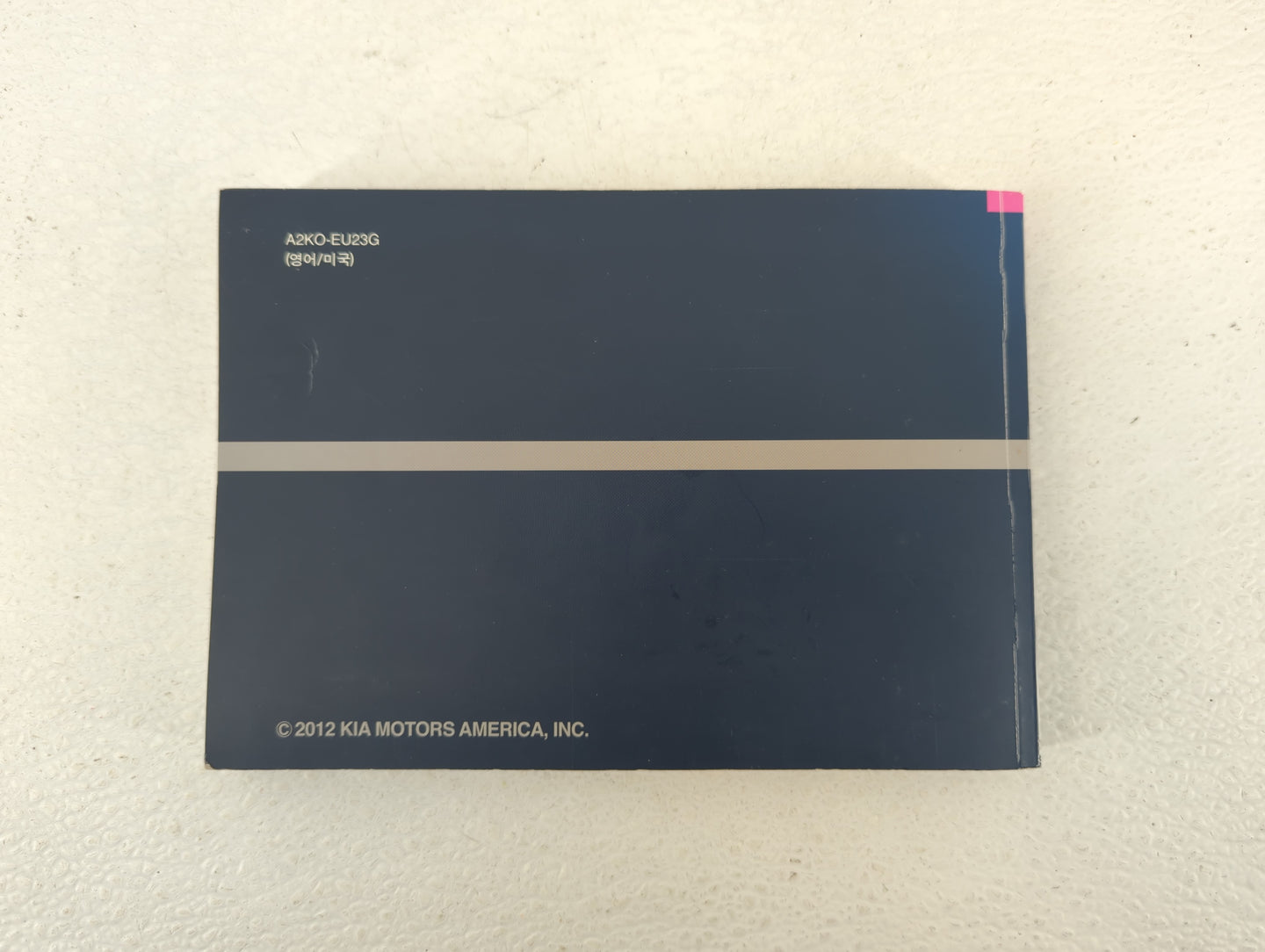 2012 Kia Soul Owners Manual Book Guide OEM Used Auto Parts - Oemusedautoparts1.com