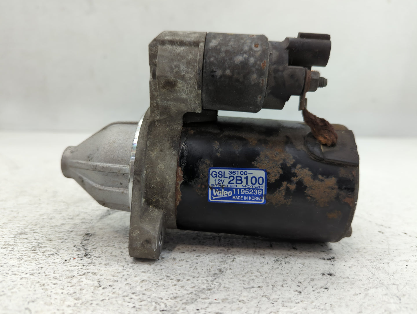 2010-2012 Kia Soul Car Starter Motor Solenoid OEM P/N:1195239 36100-2B100 Fits Fits 2010 2011 2012 OEM Used Auto Parts - Oem