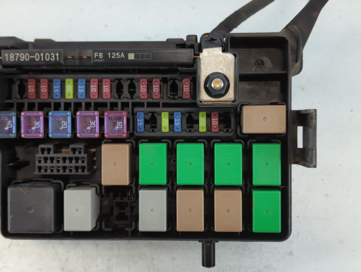 2012-2013 Kia Soul Fusebox Fuse Box Panel Relay Module P/N:91941-2K020 Fits Fits 2012 2013 OEM Used Auto Parts - Oemusedauto