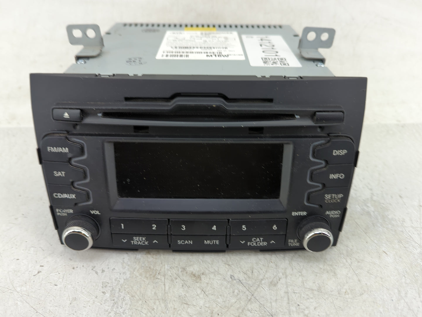 2011-2013 Kia Sportage Radio AM FM Cd Player Receiver Replacement P/N:96160-3W161WK Fits Fits 2011 2012 2013 OEM Used Auto P