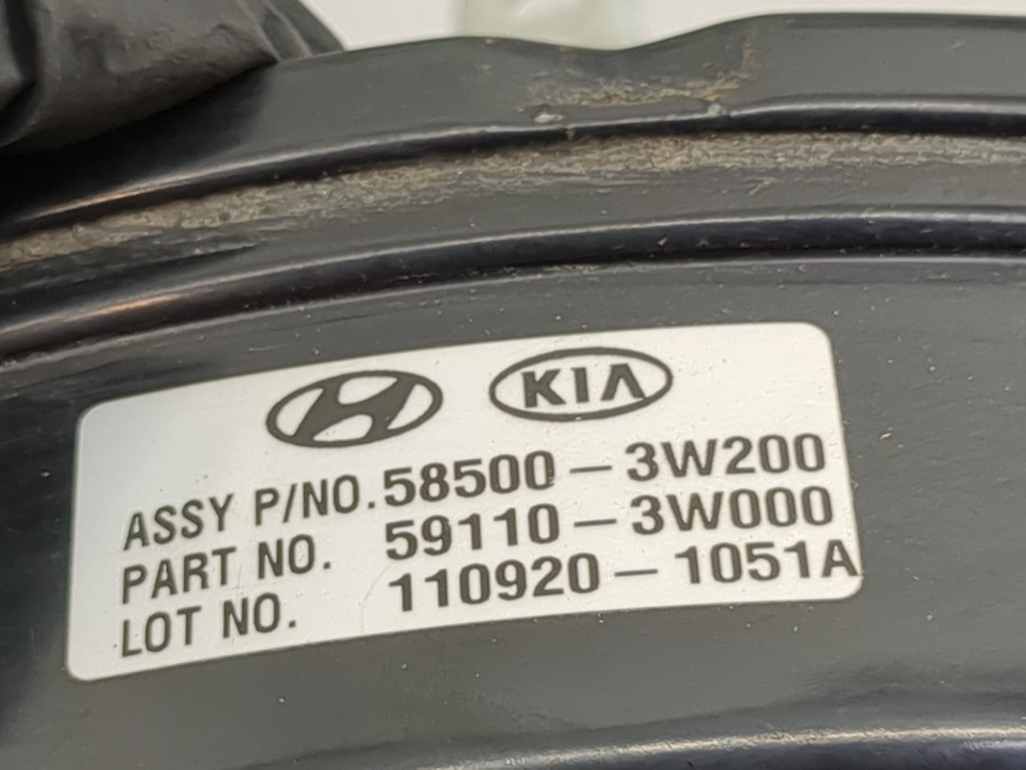 2011-2016 Kia Sportage Power Brake Booster Oem 1492461 - Oemusedautoparts1.com