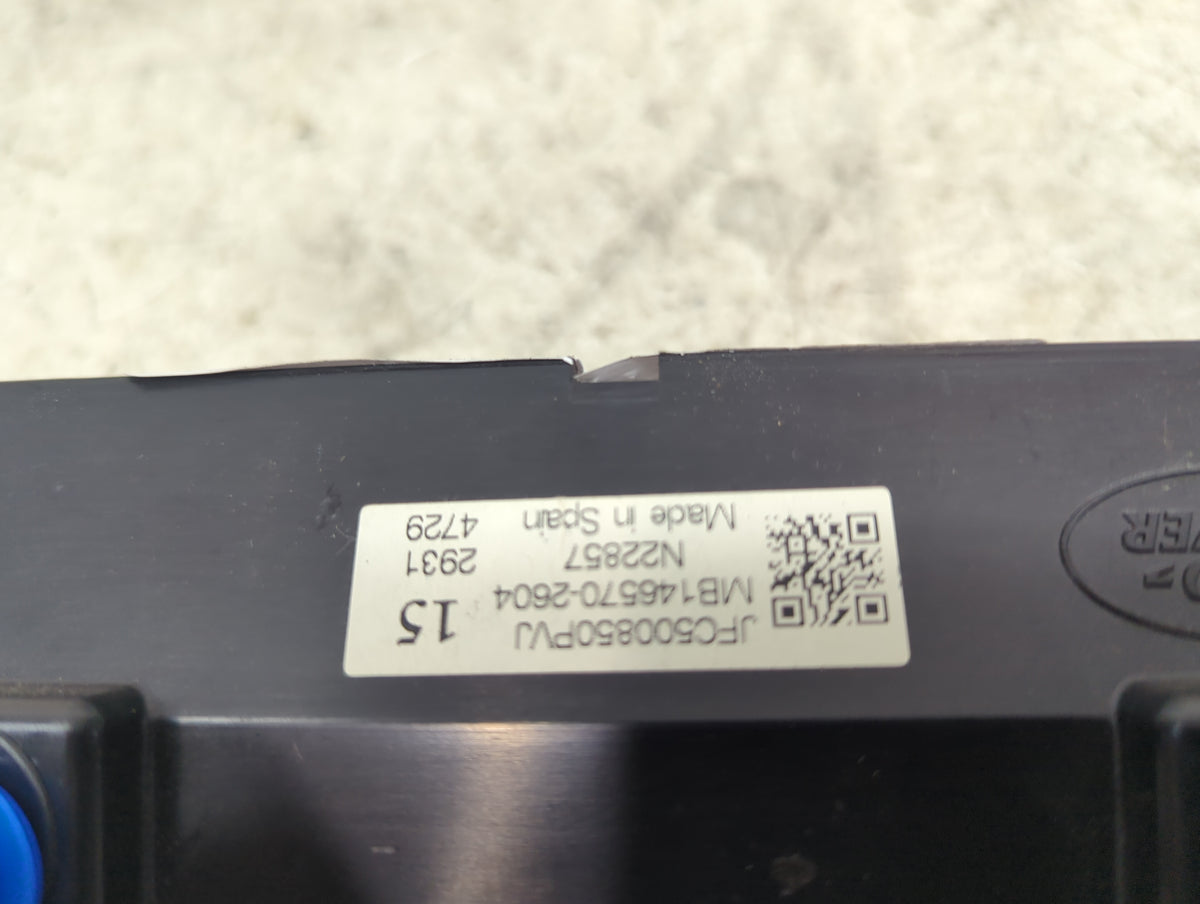 2010-2016 Land Rover Lr4 Climate Control Module Temperature AC/Heater Replacement P/N:JPC500850PVJ MB14657O-2604 Fits OEM Us