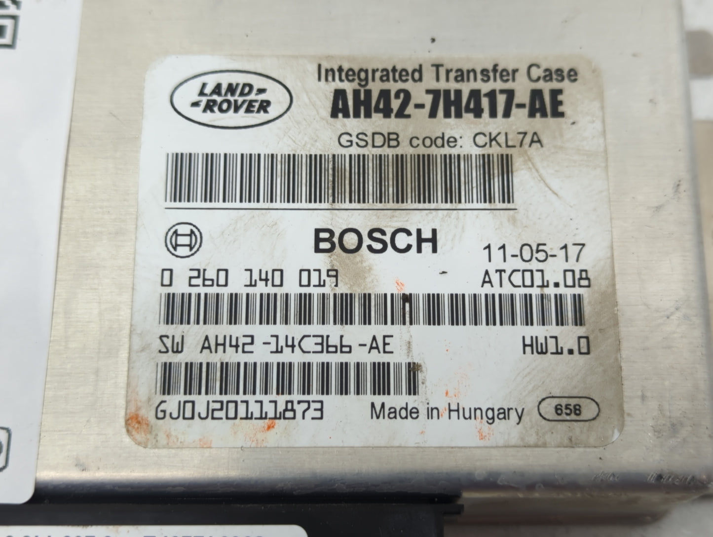 2010-2013 Land Rover Range Rover Sport PCM Engine Control Computer ECU ECM PCU OEM P/N:AH42-7H417-AE Fits Fits 2010 2011 201