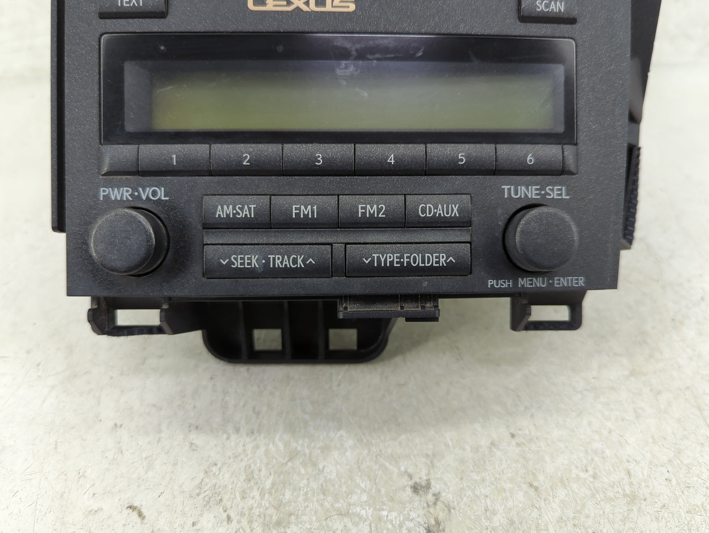 2011-2013 Lexus Ct200h Radio AM FM Cd Player Receiver Replacement P/N:86120-76050 Fits Fits 2011 2012 2013 OEM Used Auto Par