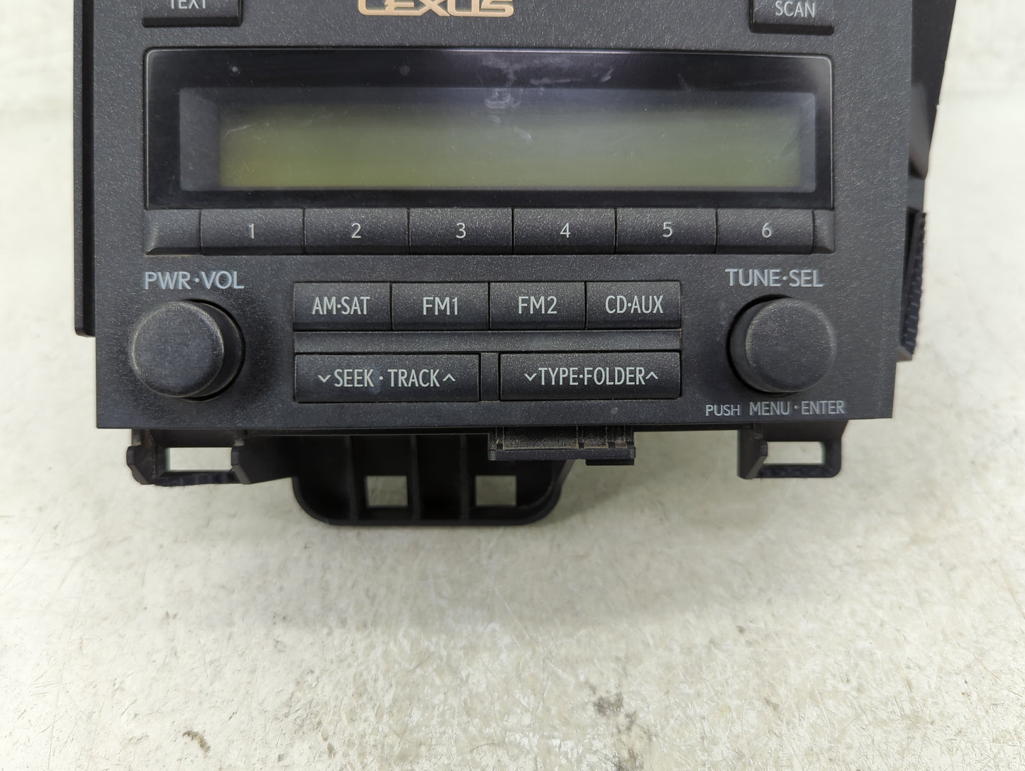 2011-2013 Lexus Ct200h Radio AM FM Cd Player Receiver Replacement P/N:86120-76050 Fits Fits 2011 2012 2013 OEM Used Auto Par