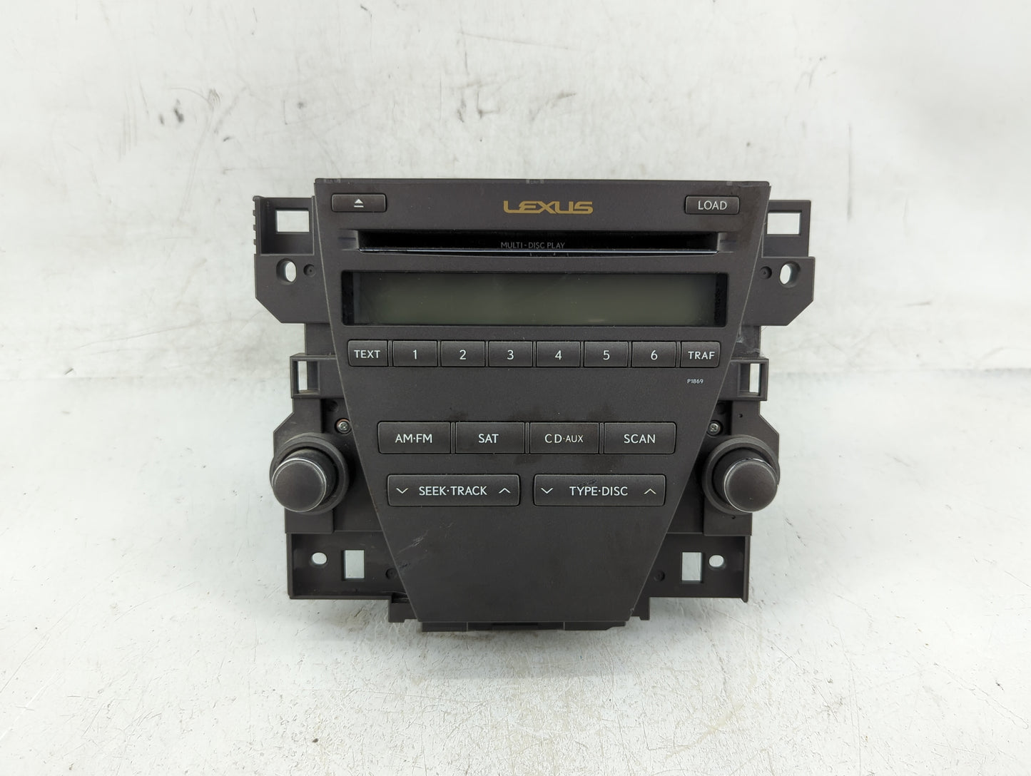 2010-2012 Lexus Es350 Radio AM FM Cd Player Receiver Replacement P/N:86120-33E40 Fits Fits 2010 2011 2012 OEM Used Auto Part