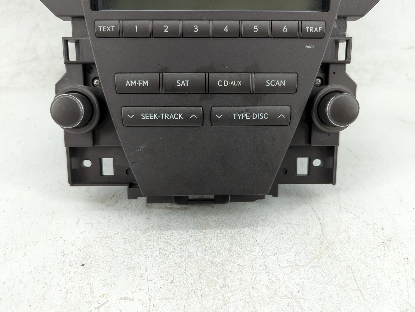 2010-2012 Lexus Es350 Radio AM FM Cd Player Receiver Replacement P/N:86120-33E40 Fits Fits 2010 2011 2012 OEM Used Auto Part