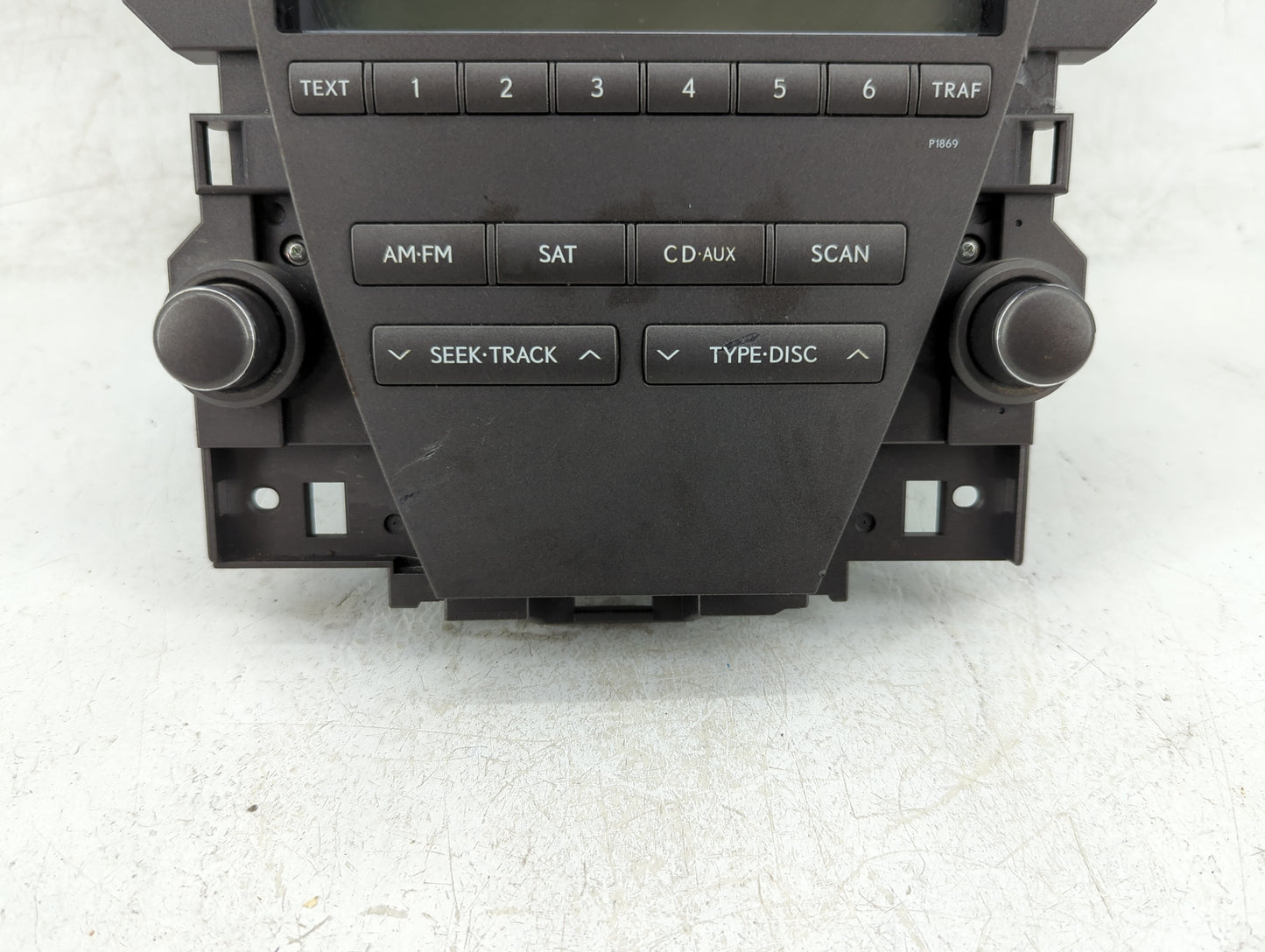 2010-2012 Lexus Es350 Radio AM FM Cd Player Receiver Replacement P/N:86120-33E40 Fits Fits 2010 2011 2012 OEM Used Auto Part