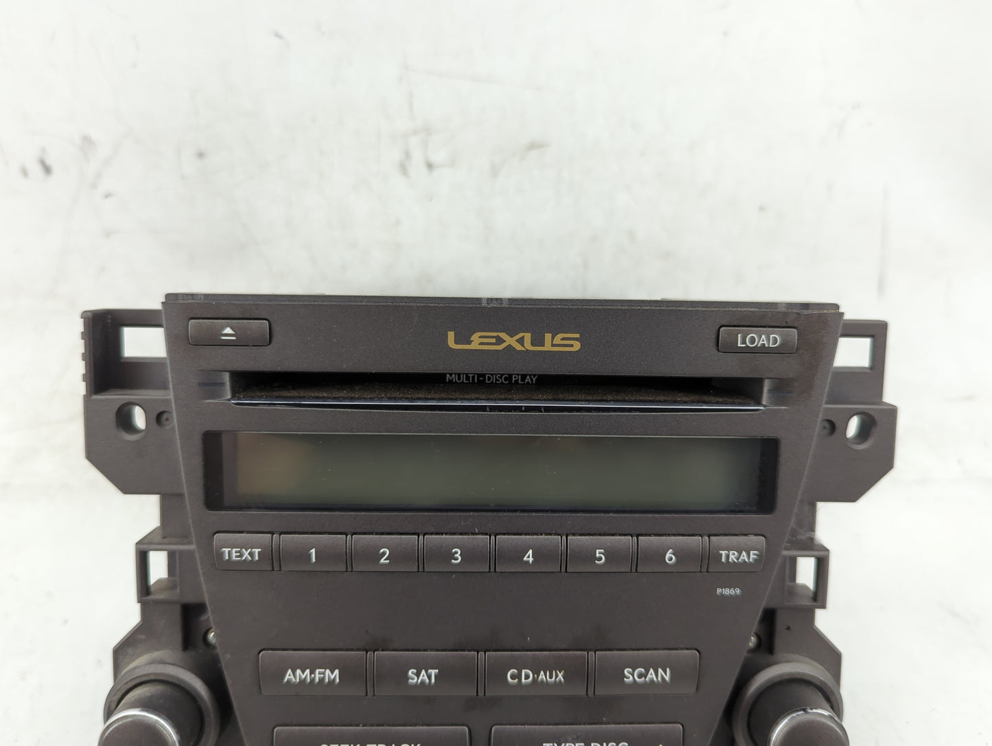 2010-2012 Lexus Es350 Radio AM FM Cd Player Receiver Replacement P/N:86120-33E40 Fits Fits 2010 2011 2012 OEM Used Auto Part