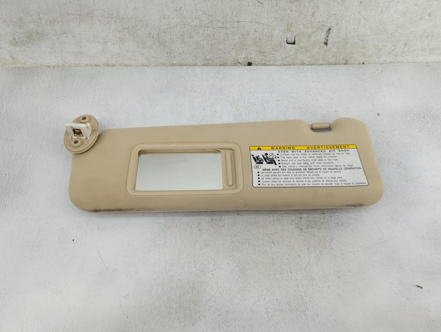 2012 Lexus Es350 Sun Visor Shade Replacement Driver Left Mirror Fits OEM Used Auto Parts - Oemusedautoparts1.com