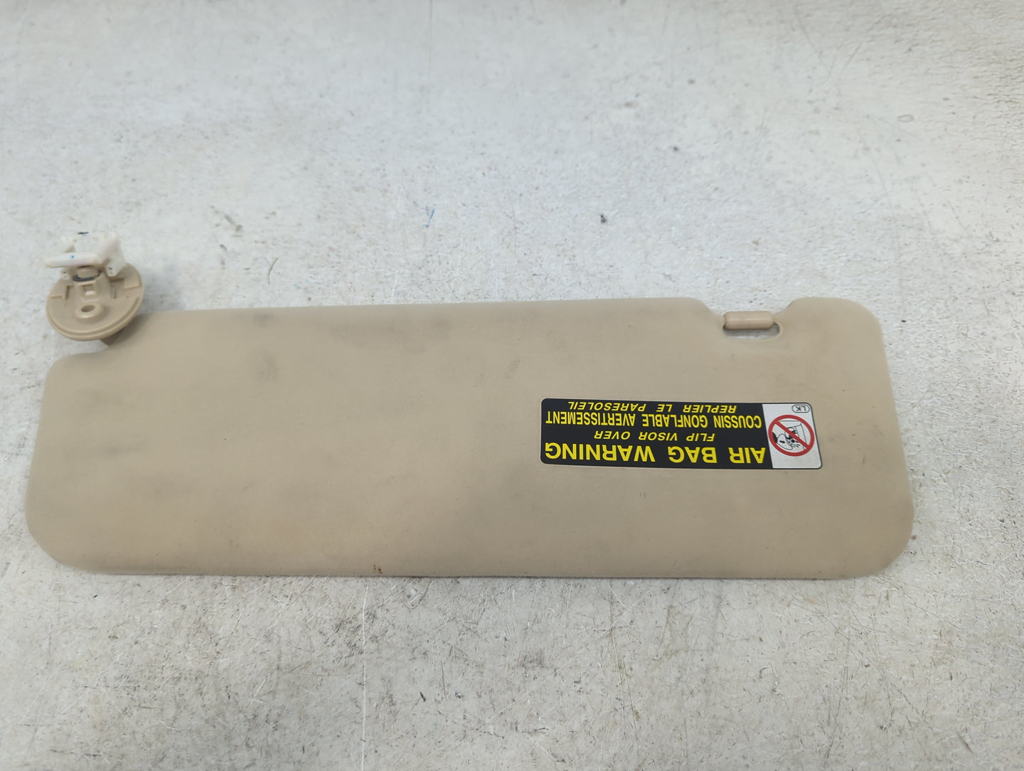 2012 Lexus Es350 Sun Visor Shade Replacement Passenger Right Mirror Fits OEM Used Auto Parts - Oemusedautoparts1.com