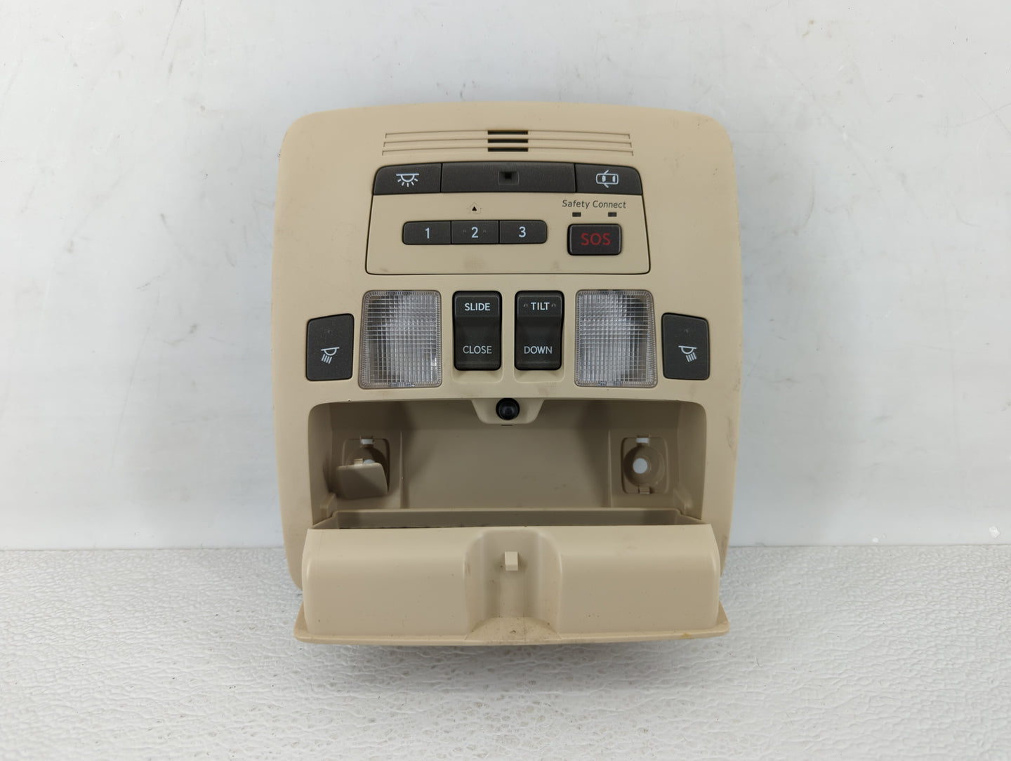 2012 Lexus Es350 Overhead Roof Console Beige - Oemusedautoparts1.com