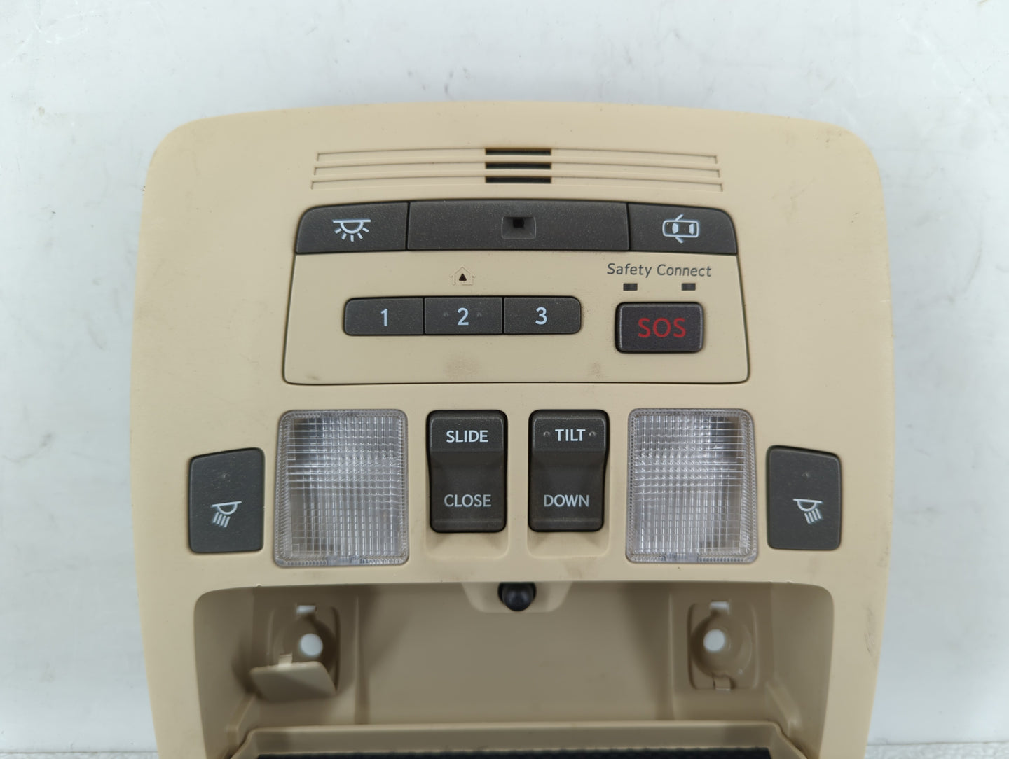 2012 Lexus Es350 Overhead Roof Console Beige - Oemusedautoparts1.com