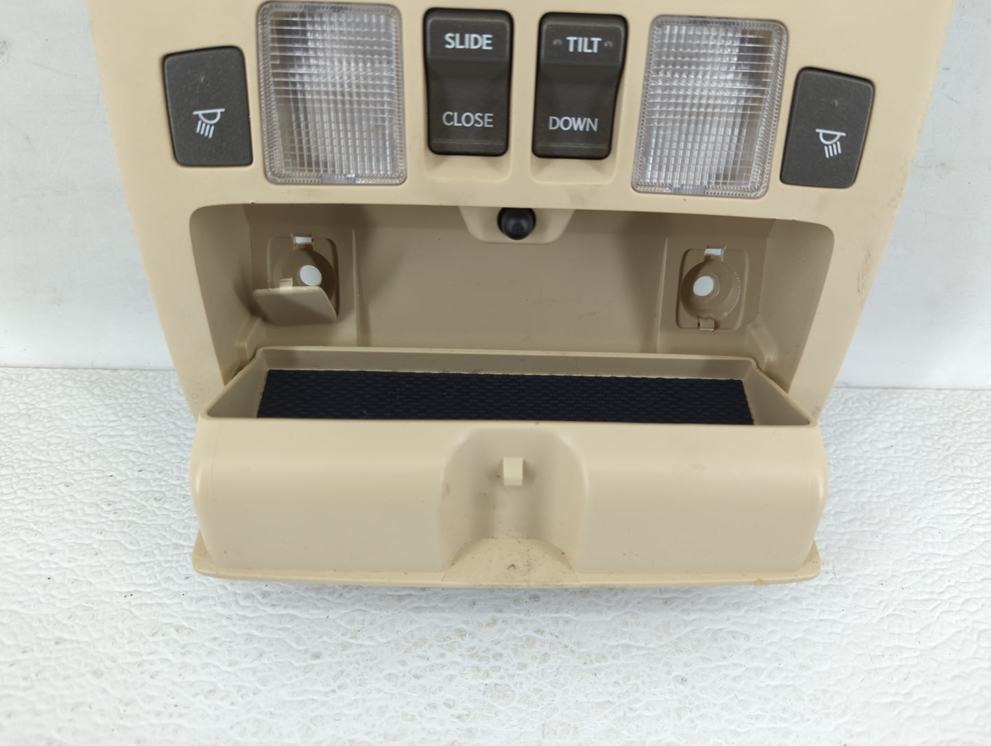 2012 Lexus Es350 Overhead Roof Console Beige - Oemusedautoparts1.com