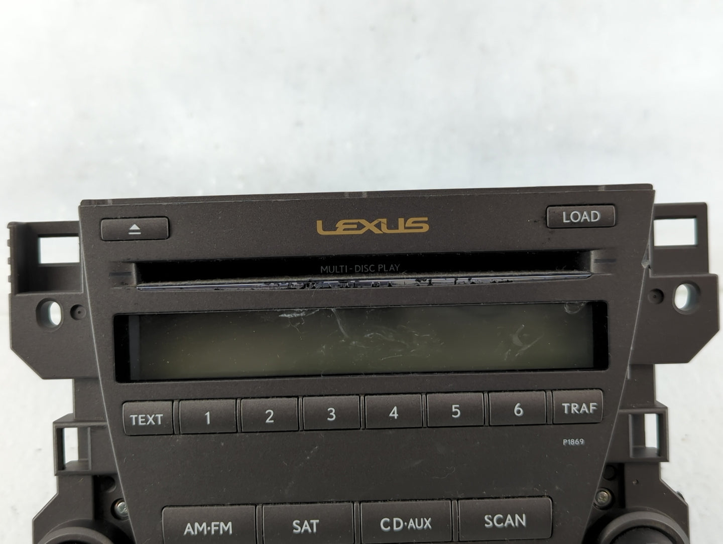 2010-2012 Lexus Es350 Radio AM FM Cd Player Receiver Replacement P/N:86120-33E40 86805-60131, 86431-33010 Fits Fits 2010 201