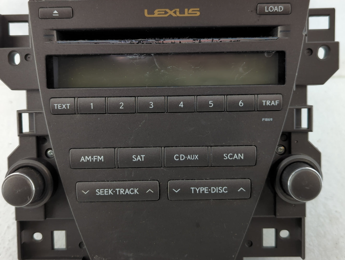 2010-2012 Lexus Es350 Radio AM FM Cd Player Receiver Replacement P/N:86120-33E40 86805-60131, 86431-33010 Fits Fits 2010 201