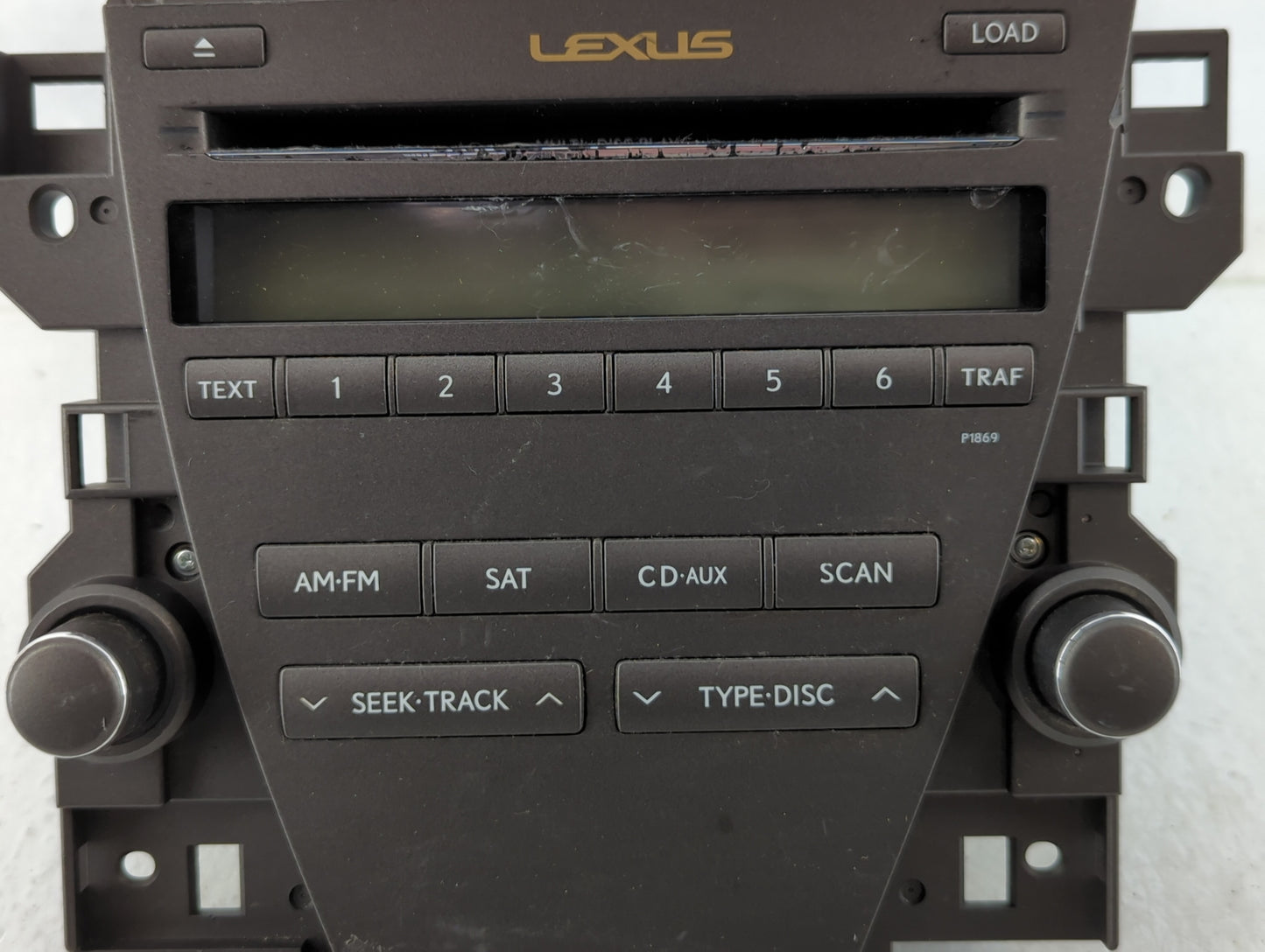 2010-2012 Lexus Es350 Radio AM FM Cd Player Receiver Replacement P/N:86120-33E40 86805-60131, 86431-33010 Fits Fits 2010 201