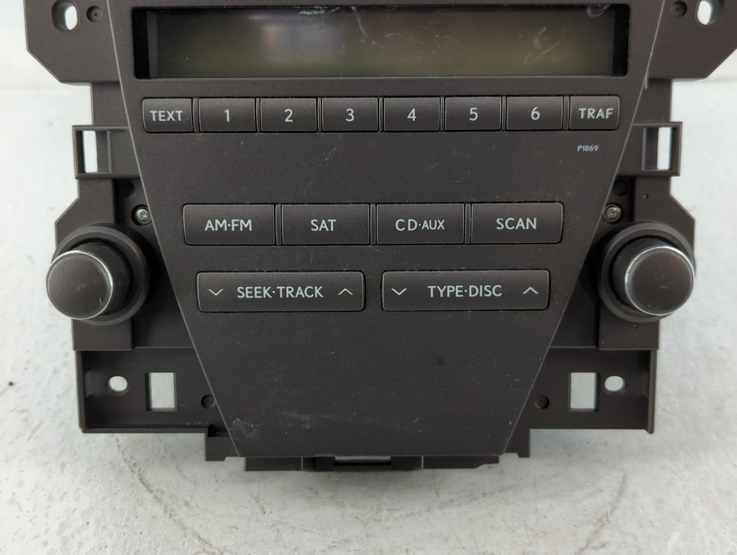 2010-2012 Lexus Es350 Radio AM FM Cd Player Receiver Replacement P/N:86120-33E40 86805-60131, 86431-33010 Fits Fits 2010 201
