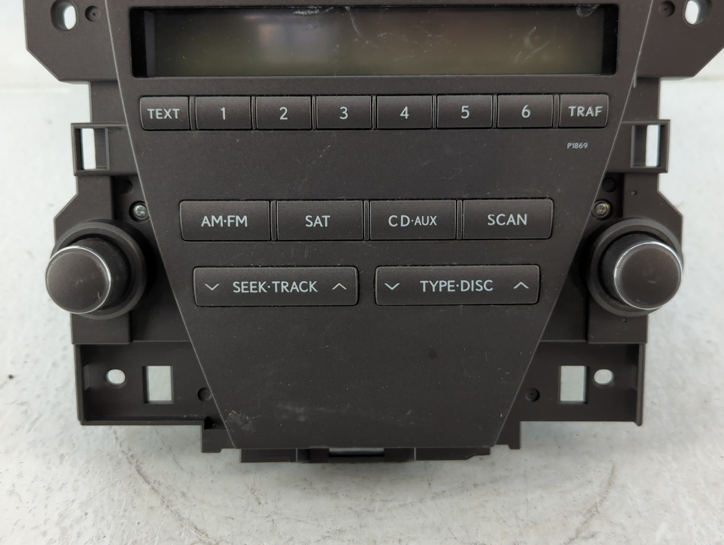 2010-2012 Lexus Es350 Radio AM FM Cd Player Receiver Replacement P/N:86120-33E40 86805-60131, 86431-33010 Fits Fits 2010 201