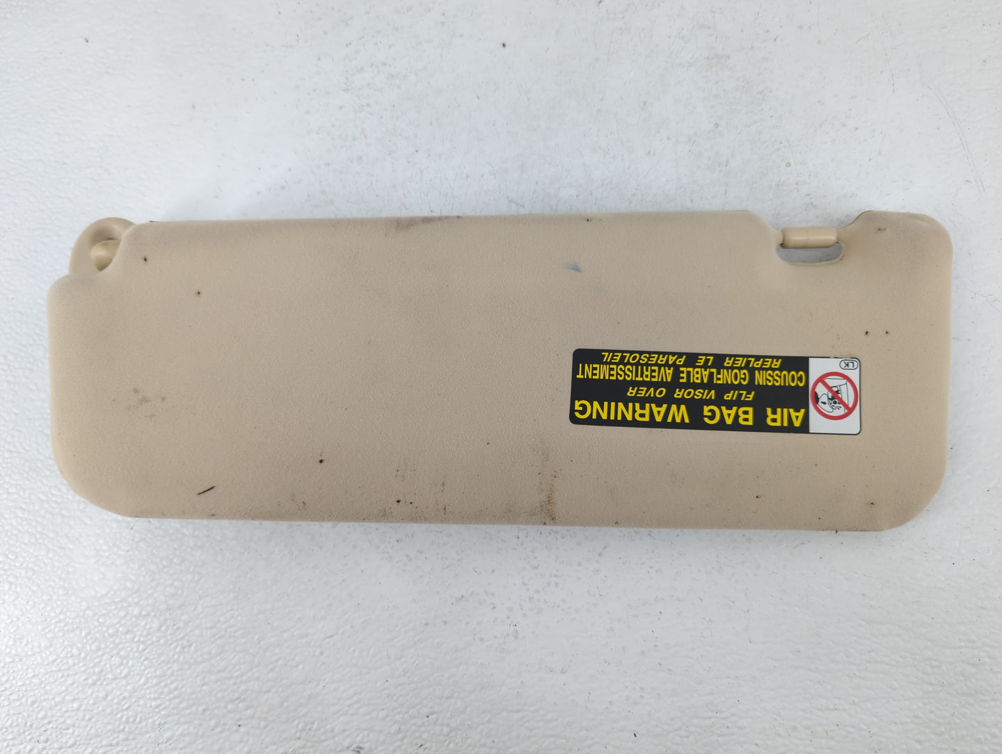 2012 Lexus Es350 Sun Visor Shade Replacement Passenger Right Mirror Fits OEM Used Auto Parts - Oemusedautoparts1.com