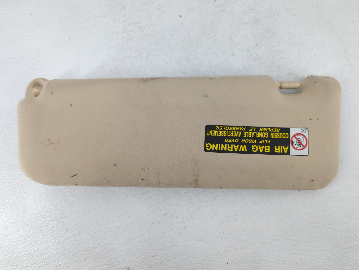 2012 Lexus Es350 Sun Visor Shade Replacement Passenger Right Mirror Fits OEM Used Auto Parts - Oemusedautoparts1.com