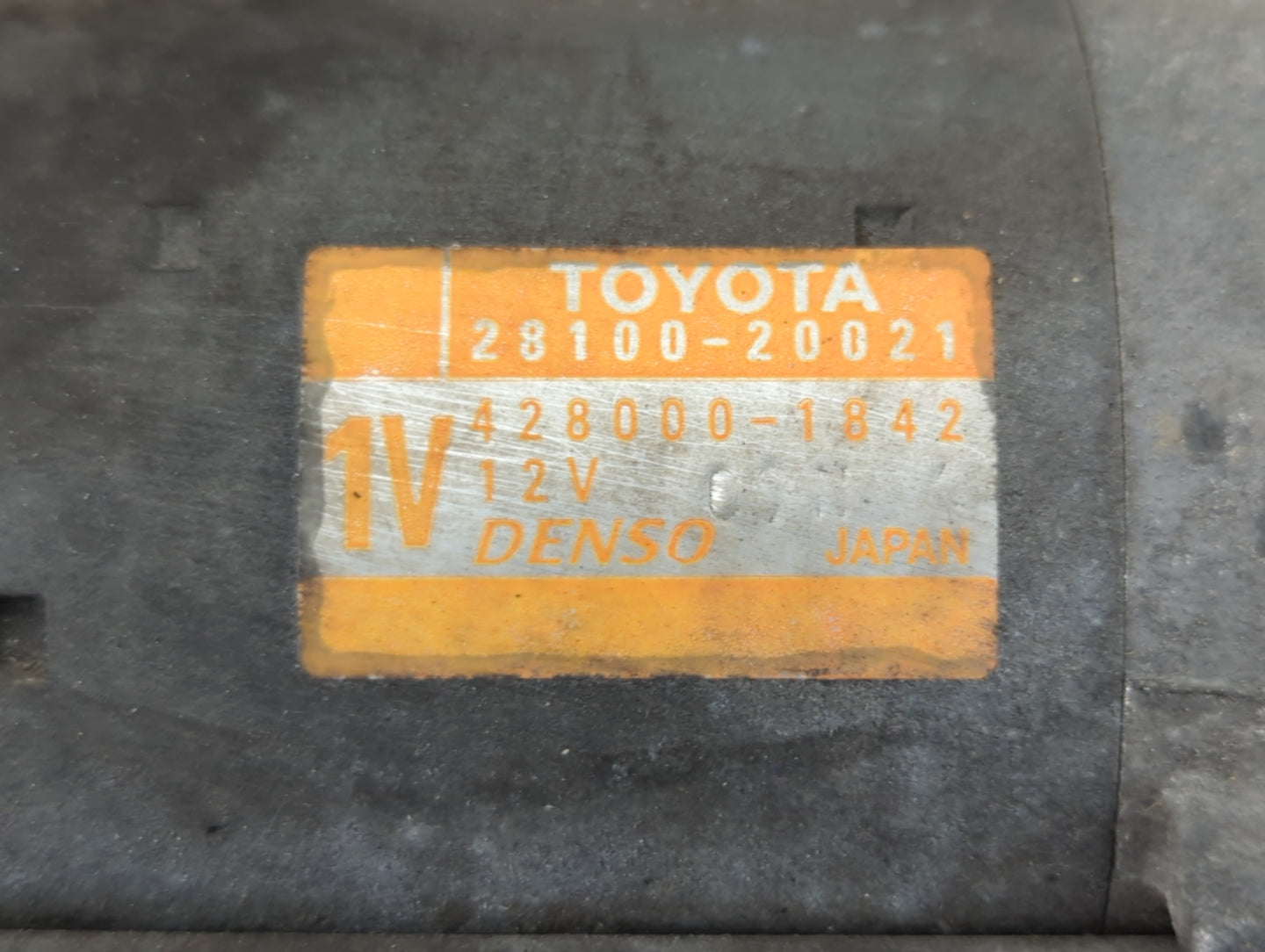 2007-2018 Lexus Es350 Car Starter Motor Solenoid OEM P/N:428000-1842 28100-20021 Fits OEM Used Auto Parts - Oemusedautoparts