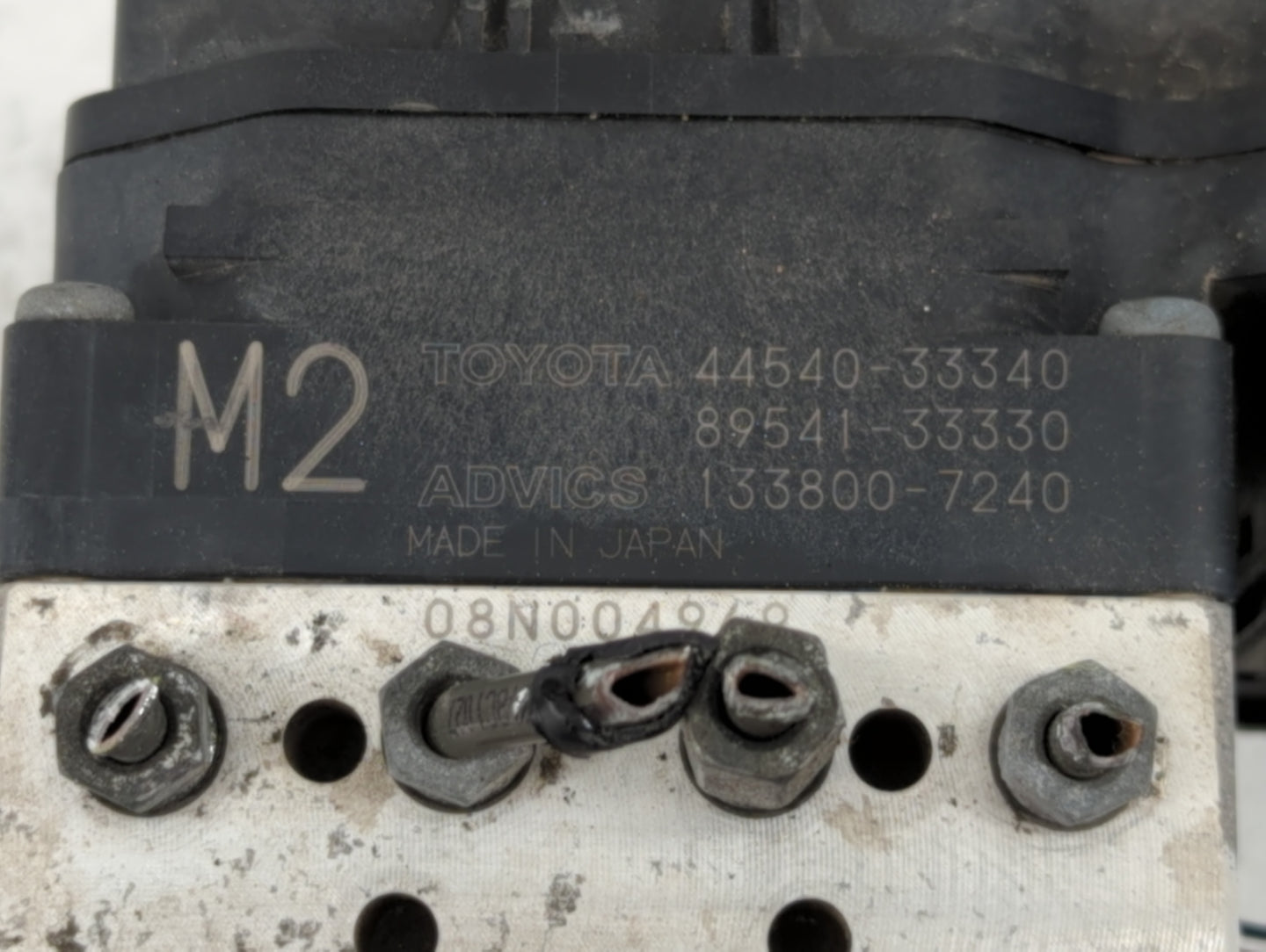 2012 Lexus Es350 ABS Pump Control Module Replacement P/N:89541-33330 44540-33340 Fits OEM Used Auto Parts - Oemusedautoparts