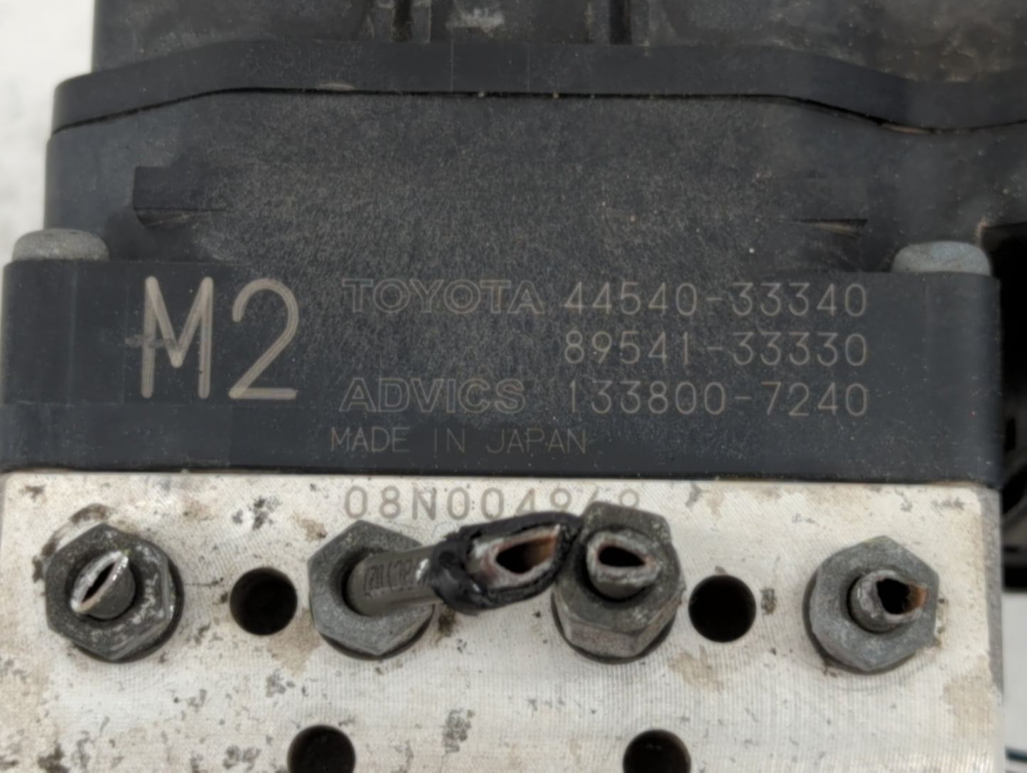 2012 Lexus Es350 ABS Pump Control Module Replacement P/N:89541-33330 44540-33340 Fits OEM Used Auto Parts - Oemusedautoparts