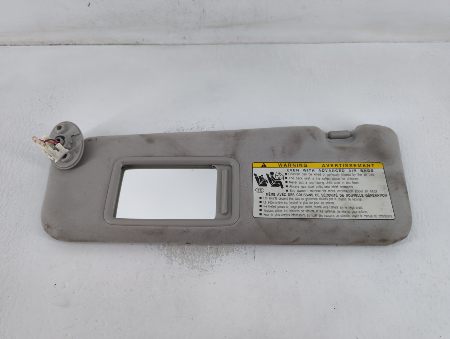 2012 Lexus Es350 Sun Visor Shade Replacement Driver Left Mirror Fits OEM Used Auto Parts - Oemusedautoparts1.com