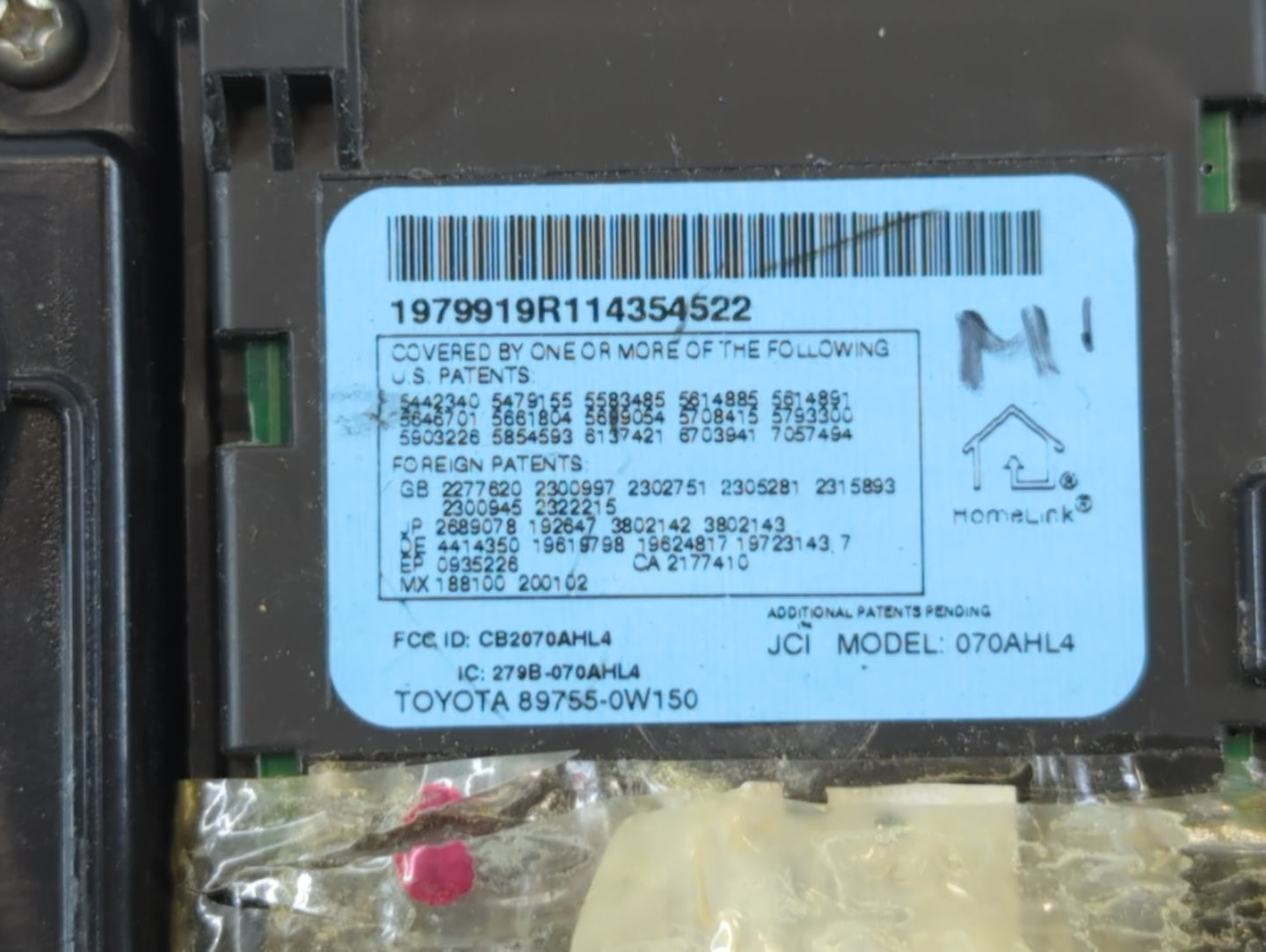 2012 Lexus Es350 Overhead Roof Console - Oemusedautoparts1.com