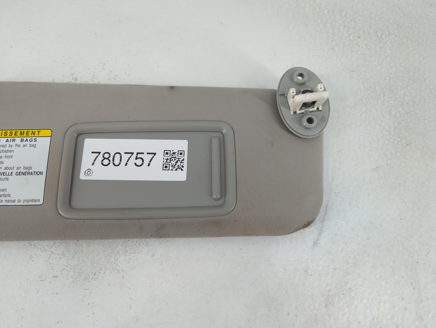 2012 Lexus Es350 Sun Visor Shade Replacement Driver Left Mirror Fits OEM Used Auto Parts - Oemusedautoparts1.com