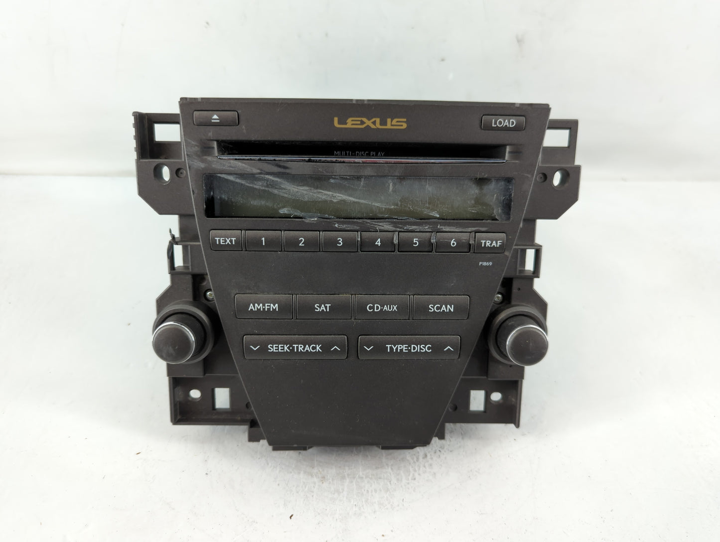 2010-2012 Lexus Es350 Radio AM FM Cd Player Receiver Replacement P/N:86120-33E40 Fits Fits 2010 2011 2012 OEM Used Auto Part