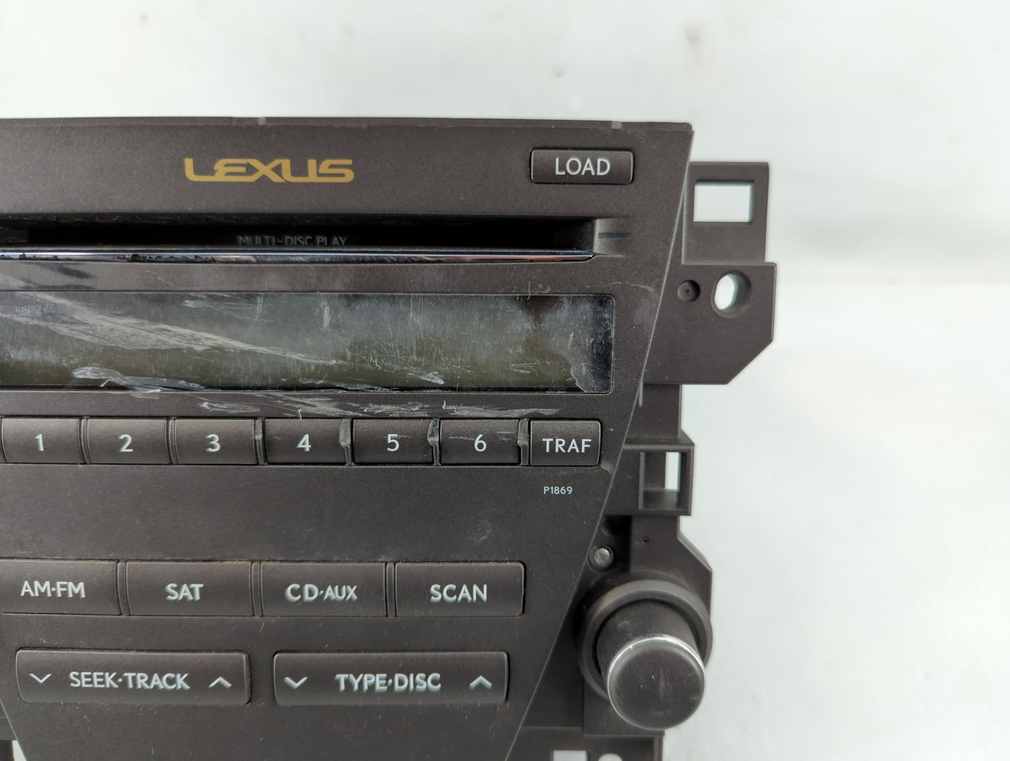 2010-2012 Lexus Es350 Radio AM FM Cd Player Receiver Replacement P/N:86120-33E40 Fits Fits 2010 2011 2012 OEM Used Auto Part