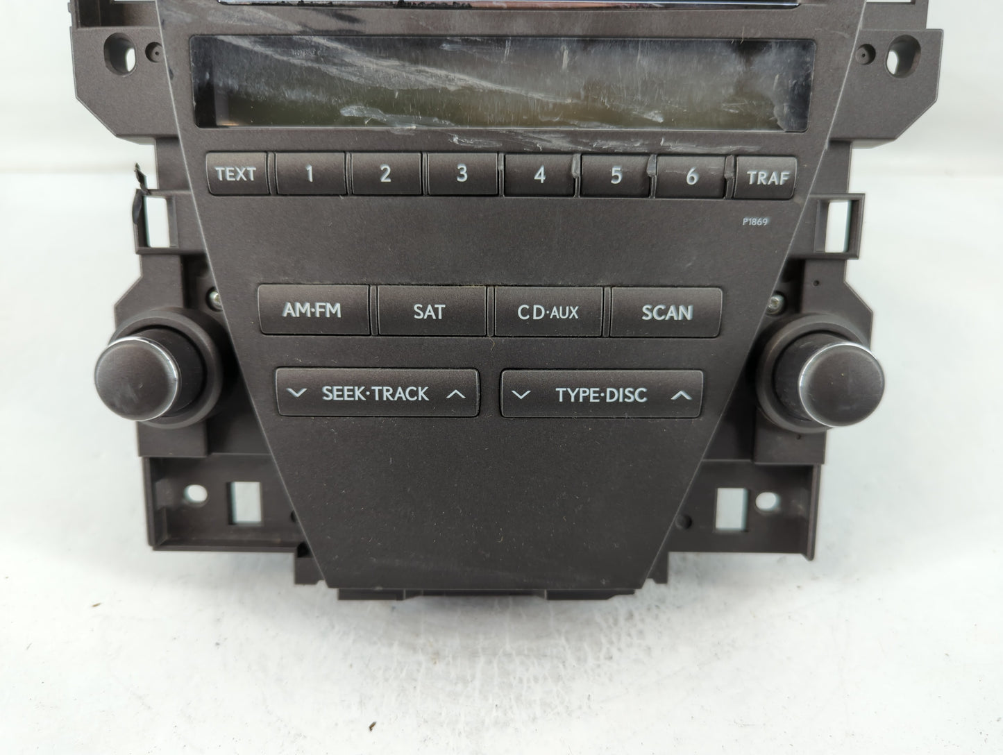 2010-2012 Lexus Es350 Radio AM FM Cd Player Receiver Replacement P/N:86120-33E40 Fits Fits 2010 2011 2012 OEM Used Auto Part