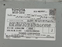 2010-2012 Lexus Es350 Radio AM FM Cd Player Receiver Replacement P/N:86120-33E40 Fits Fits 2010 2011 2012 OEM Used Auto Part