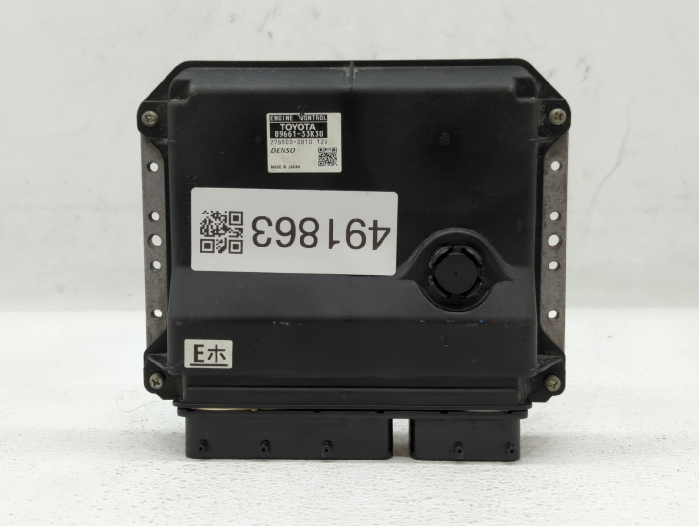 2012 Lexus Es350 PCM Engine Control Computer ECU ECM PCU OEM P/N:89661-33K30 Fits OEM Used Auto Parts - Oemusedautoparts1.co