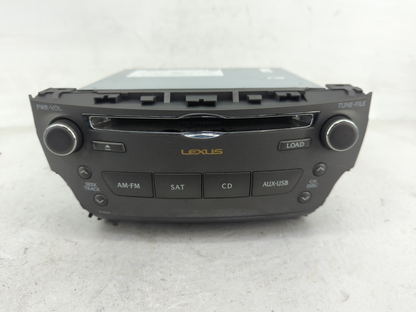 2010-2012 Lexus Is250 Radio AM FM Cd Player Receiver Replacement P/N:86120-53A40 Fits Fits 2010 2011 2012 OEM Used Auto Part