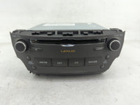 2010-2012 Lexus Is250 Radio AM FM Cd Player Receiver Replacement P/N:86120-53A40 Fits Fits 2010 2011 2012 OEM Used Auto Part
