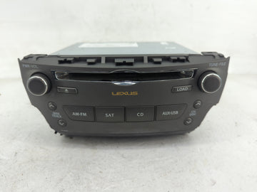 2010-2012 Lexus Is250 Radio AM FM Cd Player Receiver Replacement P/N:86120-53A40 Fits Fits 2010 2011 2012 OEM Used Auto Part