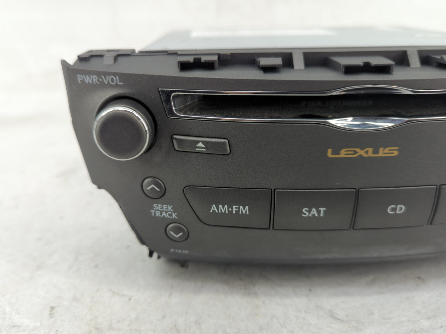 2010-2012 Lexus Is250 Radio AM FM Cd Player Receiver Replacement P/N:86120-53A40 Fits Fits 2010 2011 2012 OEM Used Auto Part