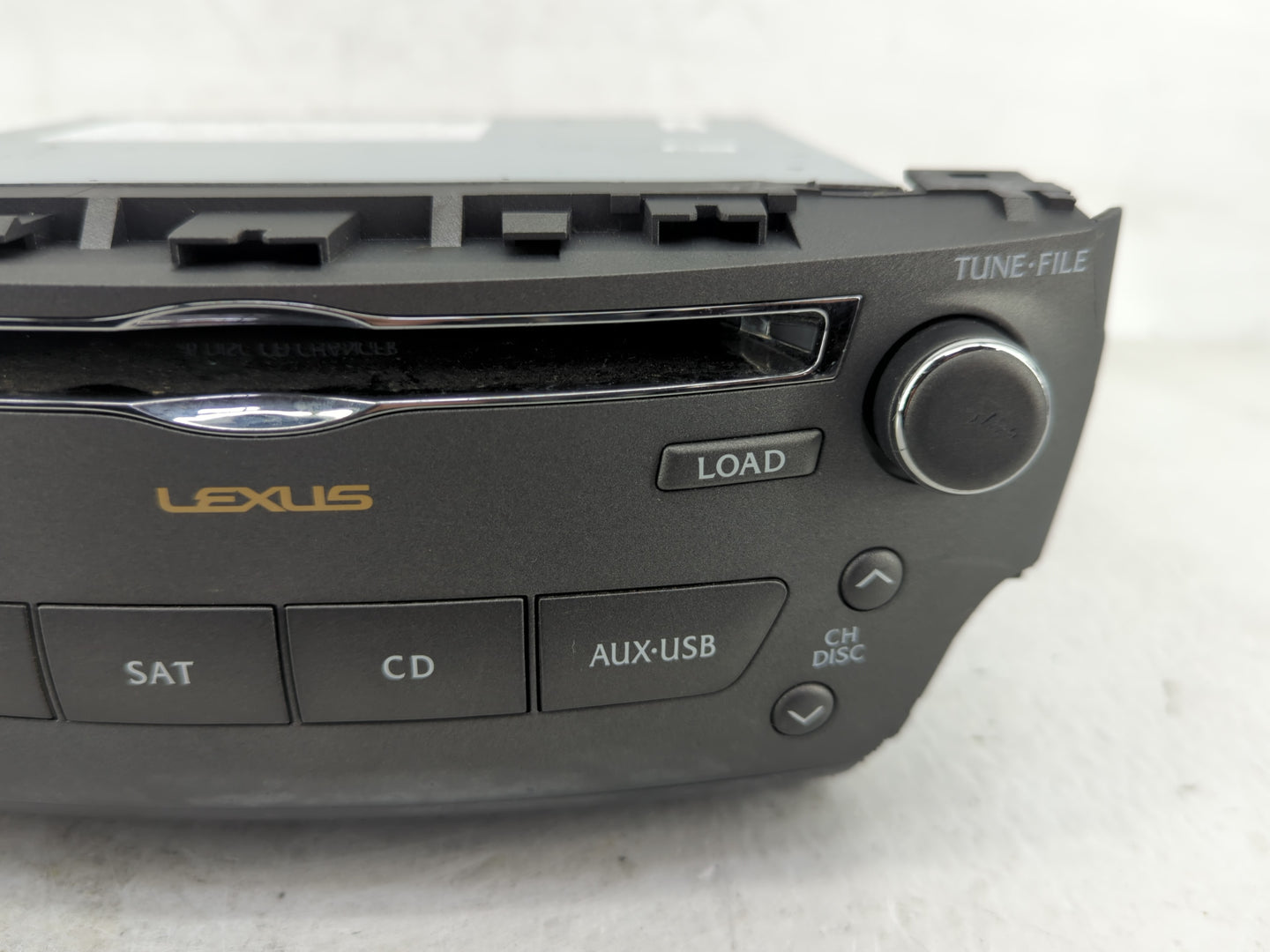 2010-2012 Lexus Is250 Radio AM FM Cd Player Receiver Replacement P/N:86120-53A40 Fits Fits 2010 2011 2012 OEM Used Auto Part