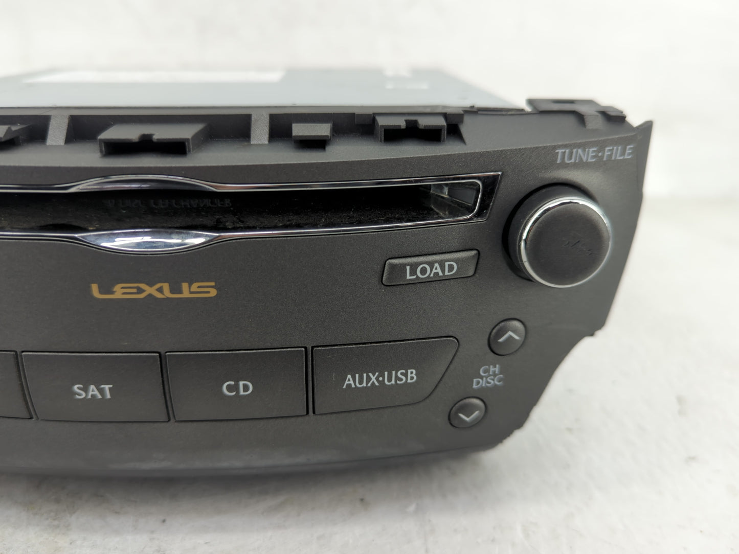 2010-2012 Lexus Is250 Radio AM FM Cd Player Receiver Replacement P/N:86120-53A40 Fits Fits 2010 2011 2012 OEM Used Auto Part