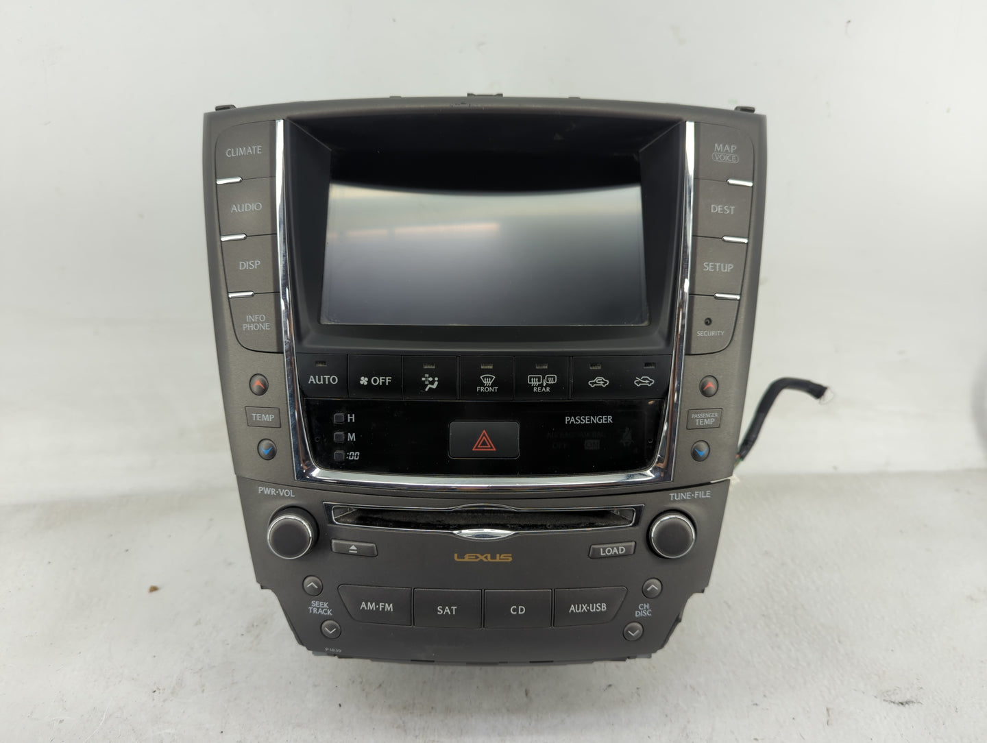 2010-2012 Lexus Is250 Radio AM FM Cd Player Receiver Replacement P/N:86805-53241 86431-53331 Fits Fits 2010 2011 2012 OEM Us