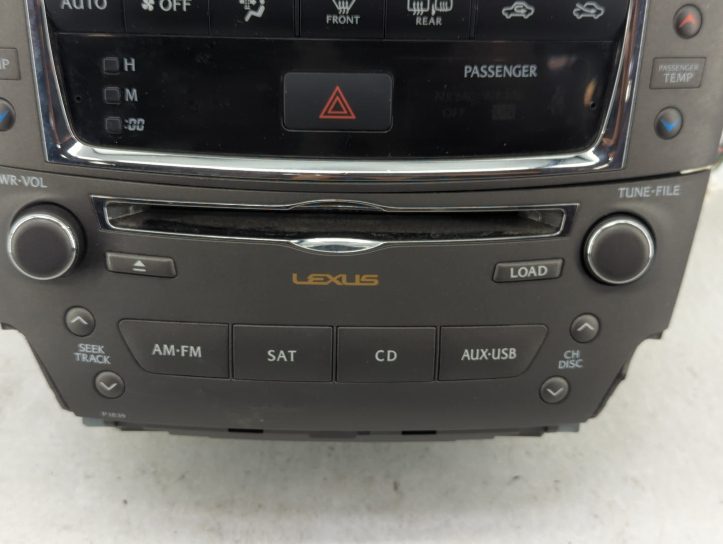 2010-2012 Lexus Is250 Radio AM FM Cd Player Receiver Replacement P/N:86805-53241 86431-53331 Fits Fits 2010 2011 2012 OEM Us