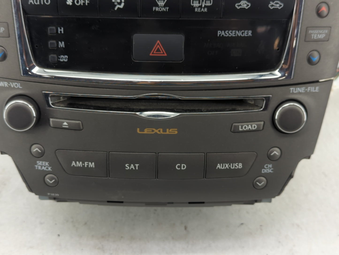 2010-2012 Lexus Is250 Radio AM FM Cd Player Receiver Replacement P/N:86805-53241 86431-53331 Fits Fits 2010 2011 2012 OEM Us