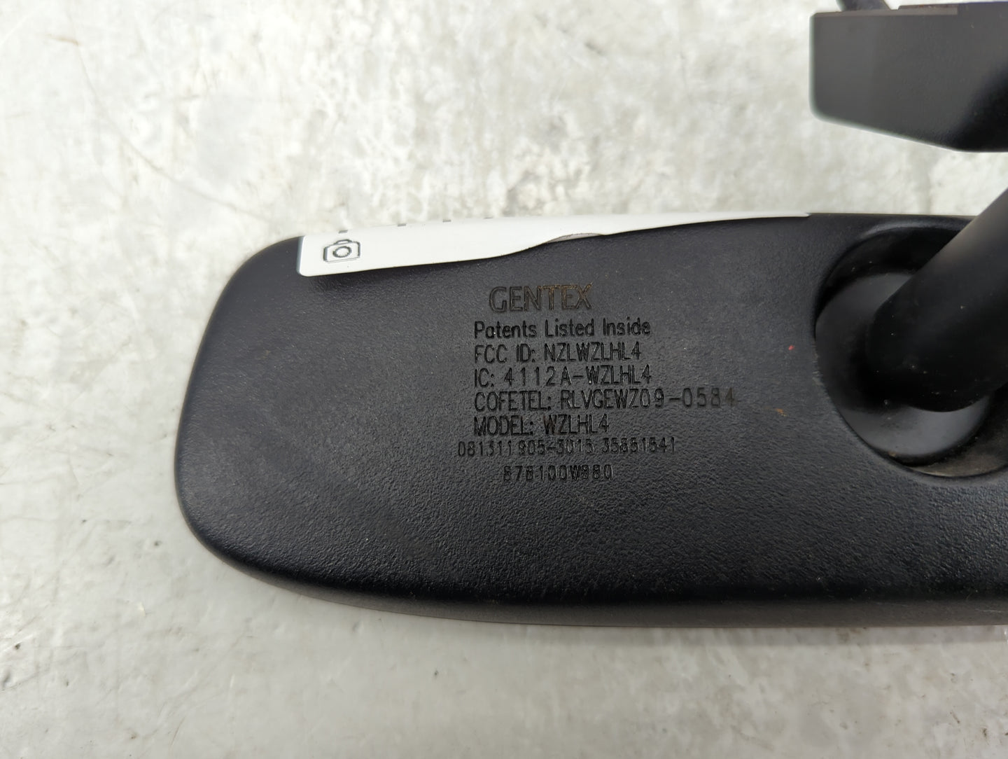 2012-2013 Lexus Is250 Interior Rear View Mirror Replacement OEM P/N:4112A-WZLHL4 Fits Fits 2010 2011 2012 2013 OEM Used Auto