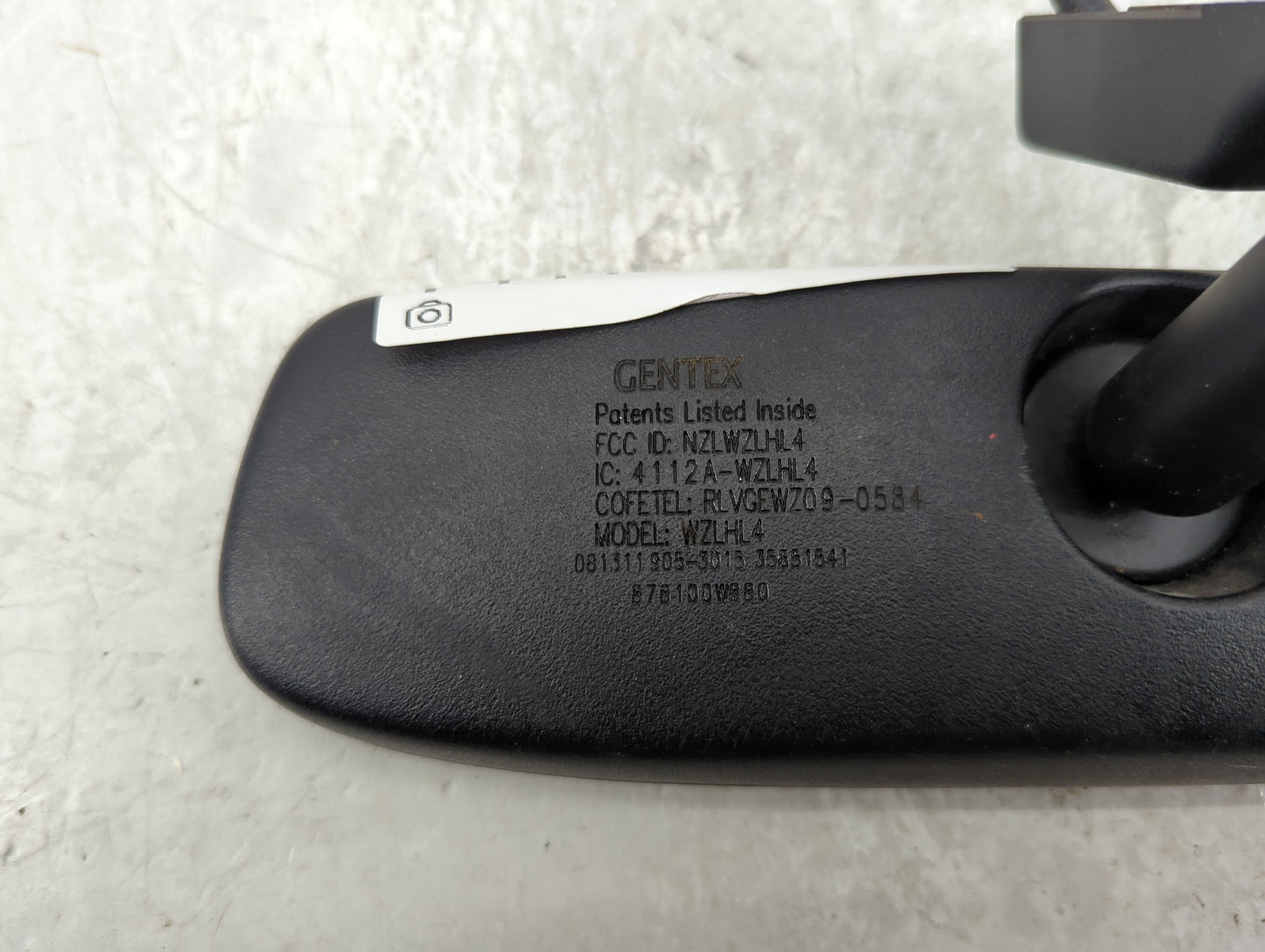 2012-2013 Lexus Is250 Interior Rear View Mirror Replacement OEM P/N:4112A-WZLHL4 Fits Fits 2010 2011 2012 2013 OEM Used Auto