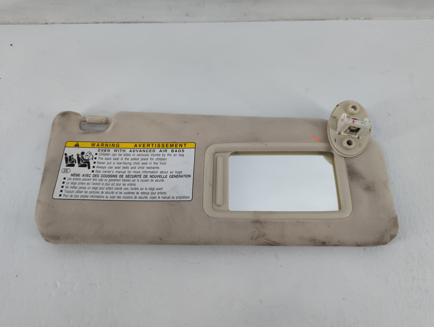 2010-2013 Lexus Is250 Sun Visor Shade Replacement Passenger Right Mirror Fits Fits 2010 2011 2012 2013 OEM Used Auto Parts -